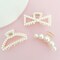 Wrapables Large Pearl Hair Claws Pearl Hair Clips Nonslip Jaw Clips Hair Styling (set of 3)